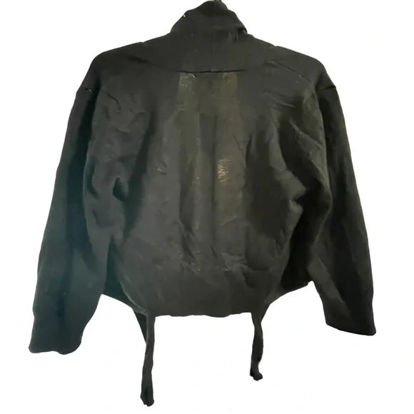 Retrology tie open front sweater size medium - Picture 15 of 16